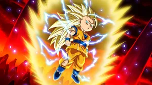 Goku Super Saiyan Transformation Wallpaper
