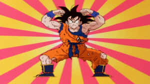 Goku Takes A Tumble Wallpaper