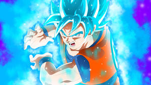 Goku, The Protector Of Earth From Evil Wallpaper