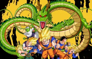 Goku Transforming Into Super Saiyan Wallpaper