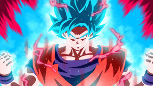 Goku Unleashing Kaioken Power Wallpaper