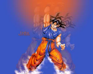 Goku Unleashing The Powerful Spirit Bomb Sword!