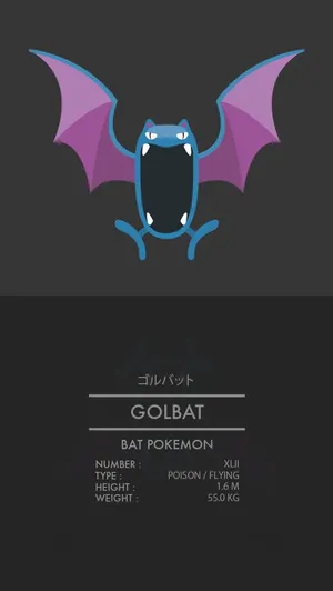 Golbat Bat Pokemon Profile Wallpaper