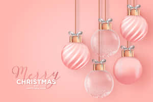 Gold Christmas Bells Wallpaper