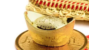 Gold Ingot On Coin Wallpaper