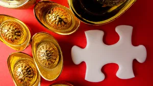 Gold Ingots And Puzzle Piece Wallpaper