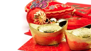 Gold Ingots For Prosperity Wallpaper