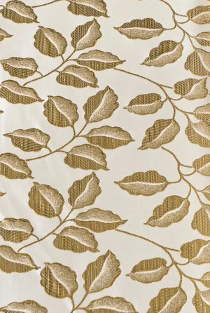 Gold Leaf Pattern Texture Wallpaper