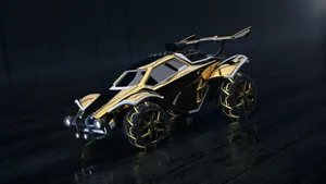 Gold Plated Octane Rocket League 4k Wallpaper