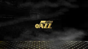 Gold Utah Jazz Logo Wallpaper