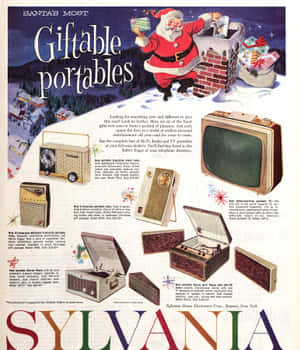 Golden Age Of The 60s - Nostalgic Retro Advertisement Wallpaper