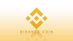 Golden Binance Coin Wallpaper