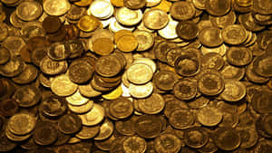 Golden_ Coin_ Collection Wallpaper