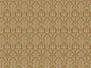 Golden Damask Pattern Wallpaper