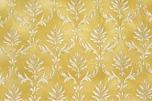 Golden Damask Pattern Texture Wallpaper