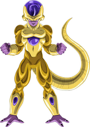 Golden Frieza Shines In Unprecedented Power Wallpaper