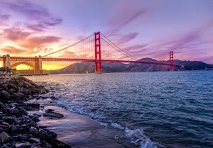 Golden Gate Bridge Bay Scenery Wallpaper