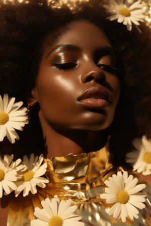 Golden Glow_ Ebony Beauty_ Daisies.jpg Wallpaper