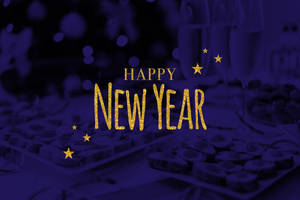 Golden Happy New Year 2021 Wallpaper