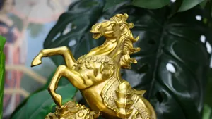 Golden Horse Trophy Closeup Wallpaper