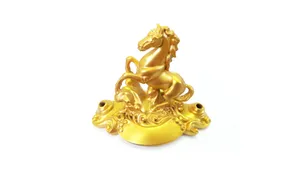 Golden Horse Trophy Design Wallpaper