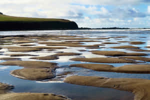 Golden Hour Ocean Tides Wallpaper