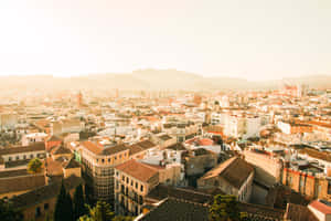 Golden Hour Spanish Cityscape Wallpaper