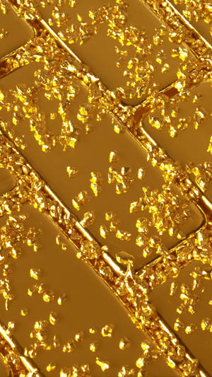 Golden Jewellery Wallpaper