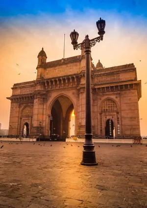Golden Light Gateway To India Wallpaper