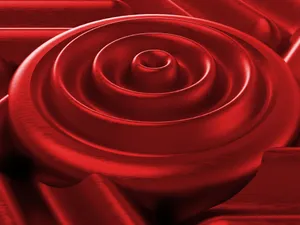 Golden-red Sun During Sunrise Wallpaper