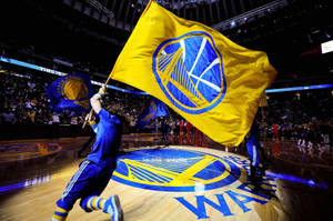 Golden State Warriors Flag Wallpaper