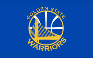 Golden State Warriors Official Logo Featuring The Iconic Blue And Yellow Gsw Wallpaper