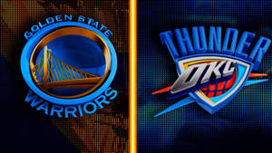 Golden State Warriors Versus Okc Poster Wallpaper