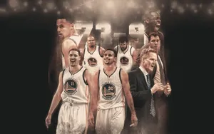 Golden State Warriors739 Record Celebration Wallpaper