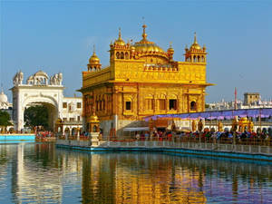 Golden Temple At Punjab India Wallpaper