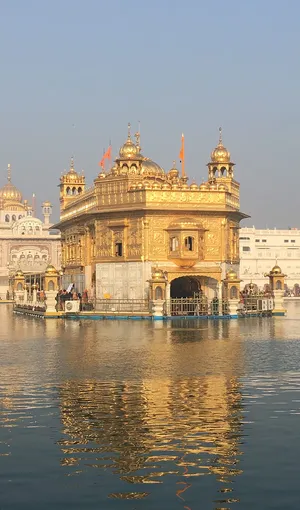 Golden Temple Back Facade Wallpaper