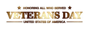 Golden Veterans Day Greeting Wallpaper