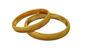 Golden Wedding Ring Digital Clipart Wallpaper
