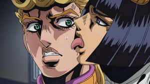 Golden Wind Swirling Across A Beautiful Landscape Wallpaper