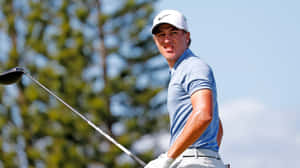 Golfer Jb Holmes In Blue Wallpaper