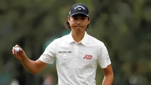 Golfer Min Woo Lee Holding Golf Ball Wallpaper