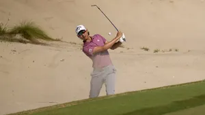 Golfer Sand Bunker Shot Wallpaper