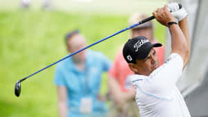 Golfer Tom Pernice Jr Swing Action Wallpaper