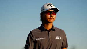 Golferin Sunset Light Wallpaper