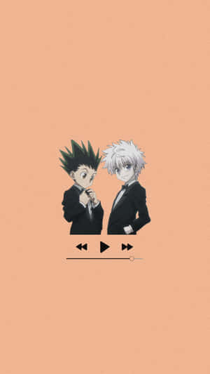 Gon And Killua Phone Pastel Wallpaper