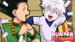 Gon Freecss And Killua Zoldyck Are A Team Of Inspirational Young Heroes Wallpaper