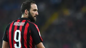 Gonzalo Higuain Ac Milan Back View Wallpaper