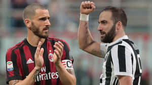 Gonzalo Higuain And Leonardo Bonucci Wallpaper