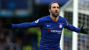 Gonzalo Higuain Chelsea Vs. Huddersfield Town Wallpaper