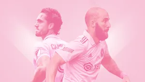 Gonzalo Higuain Showcasing Athletic Skills On The Field Wallpaper